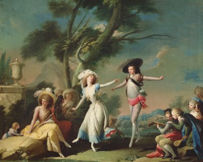 Dancing the Bolero, 1790 by Jose Camaron